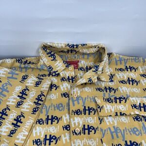Vintage Platinum Fubu Fat Albert Button Shirt Mens 2XL XXL Pocket Hey. Hey, Hey!